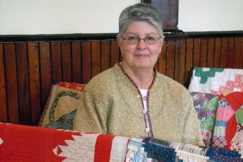 Bethany Garner had a exceptional display of heritage farm quilts of Frontenac County on display at the Trinity Quilters Show on October 17 in Verona
